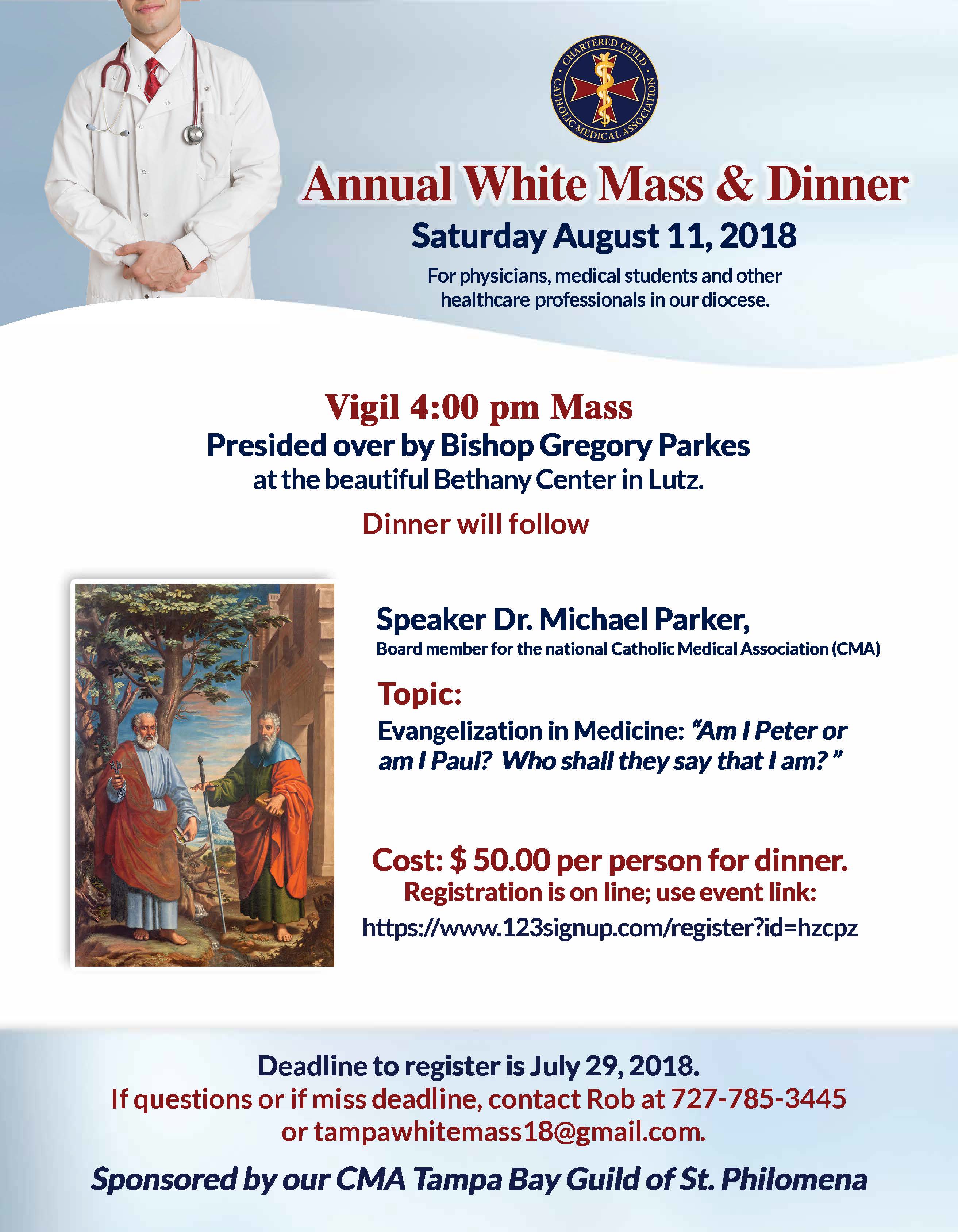 WhiteMass dinner 2018 flyer